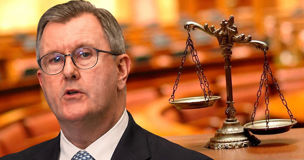 Jeffrey Donaldson conviction sparks calls for knighthood to be stripped as unionist leaders react to guilty verdict