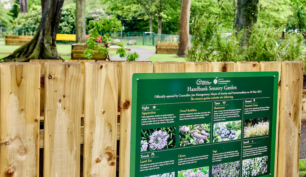 Sensory garden entrance