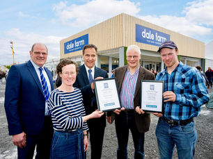 Doagh farmer celebrates success at Dale Farm’s Milk Quality Awards