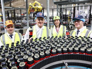New Manager of Coca-Cola HBC Ireland & NI welcomes SoS to state-of-the-art production facility in Co Antrim