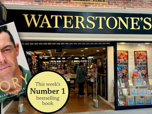 Rory McIlroy biography tops Waterstone’s Ballymena chart as readers snap up latest releases