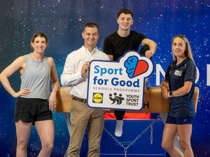 Rhys McClenaghan and Bethany Firth lead Lidl NI’s mental health Sport for Good schools programme