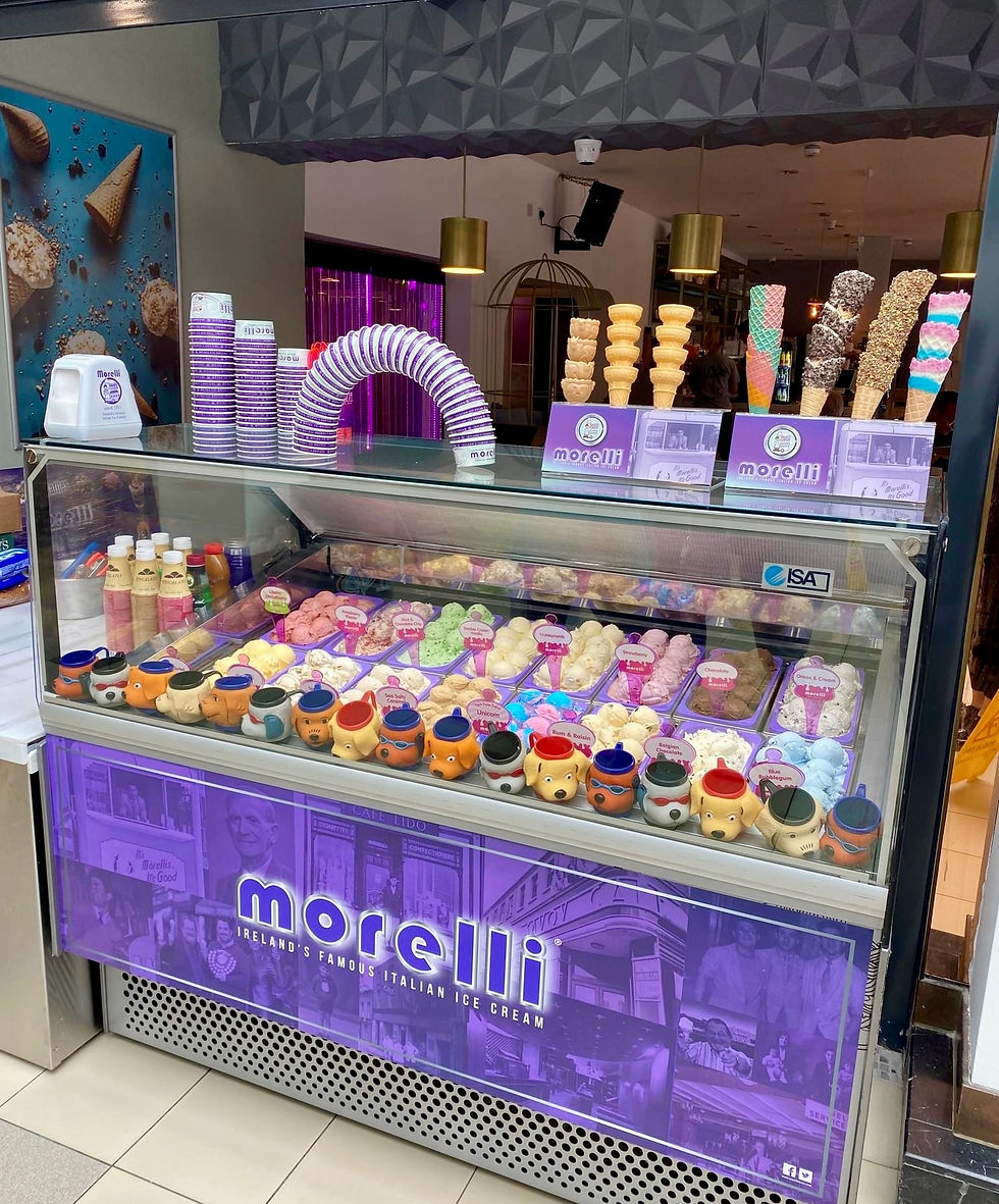 Morelli’s ice cream counter