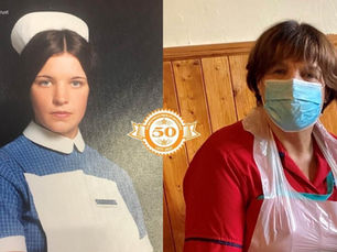 Local lady clocks up 50 years dedicated to caring as nurse in Northern Ireland