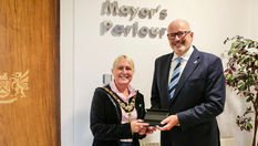 A lasting legacy for Lydia: Mayor honours Co Antrim fundraiser Paul Ross