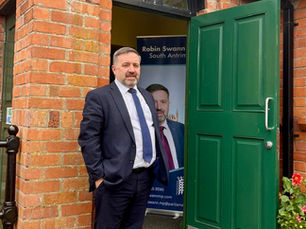 Robin Swann MP completes successful South Antrim constituency surgery tour