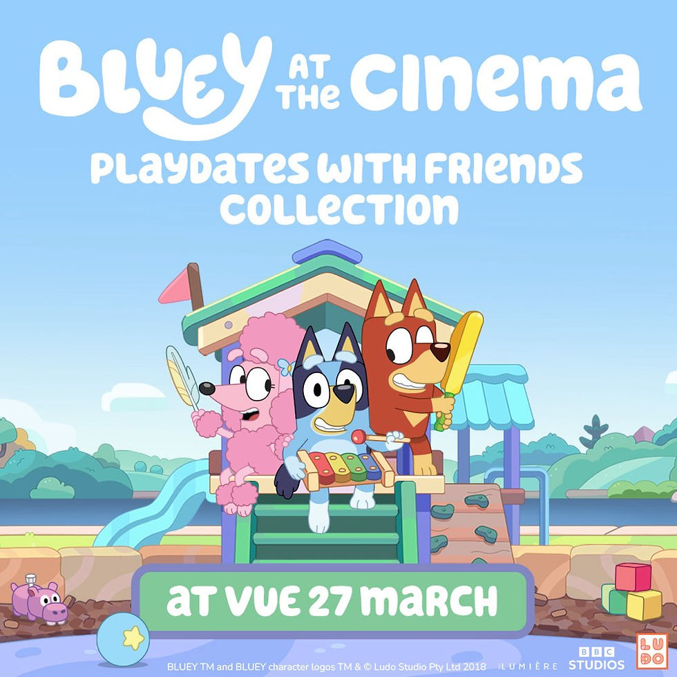 Bluey cinema event poster