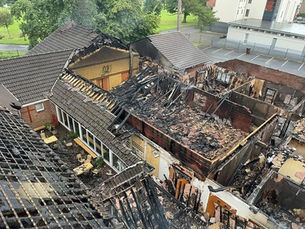 Three children charged with arson following fire at church in Co Antrim