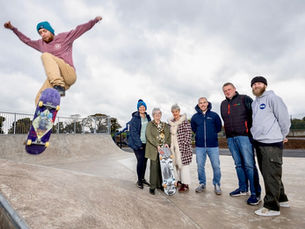 Larne Town Park unveils community skate park!