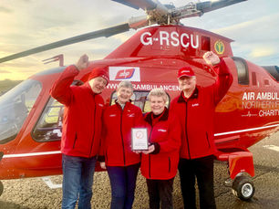 Air Ambulance NI renews volunteering accreditation, calling for new volunteers to give an hour