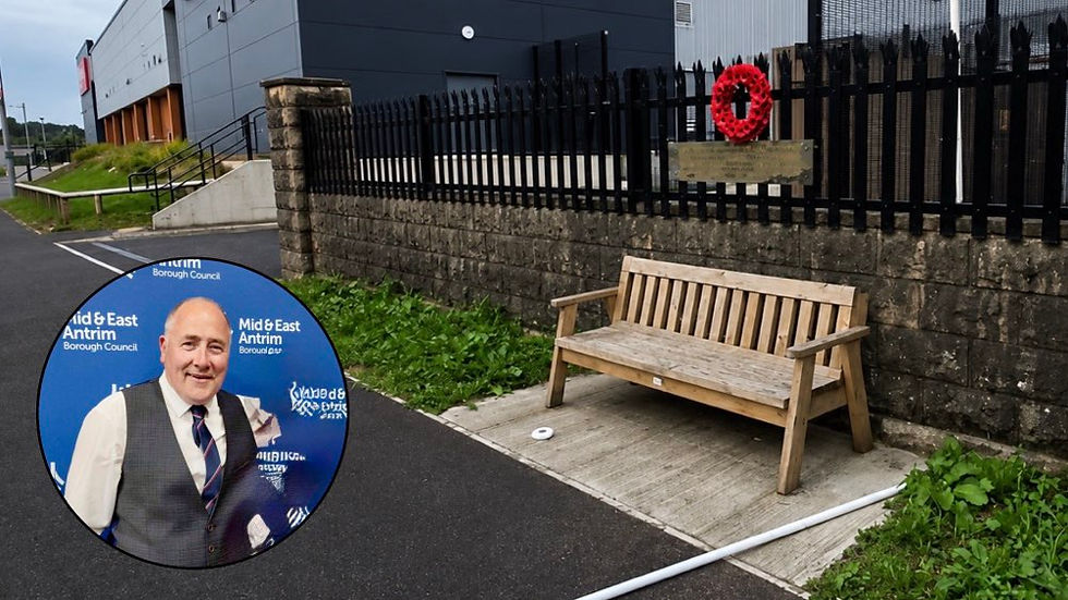 ‘Absolutely disgusted’ — Somme memorial vandalised and flags stolen in Ballymena