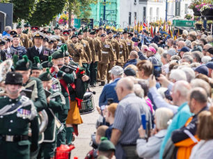 Armed Forces Day draws thousands to Coleraine as more than 500 military personnel march through town
