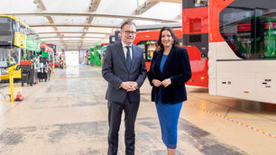 Wrightbus showcases remarkable turnaround to deputy First Minister Emma Little-Pengelly
