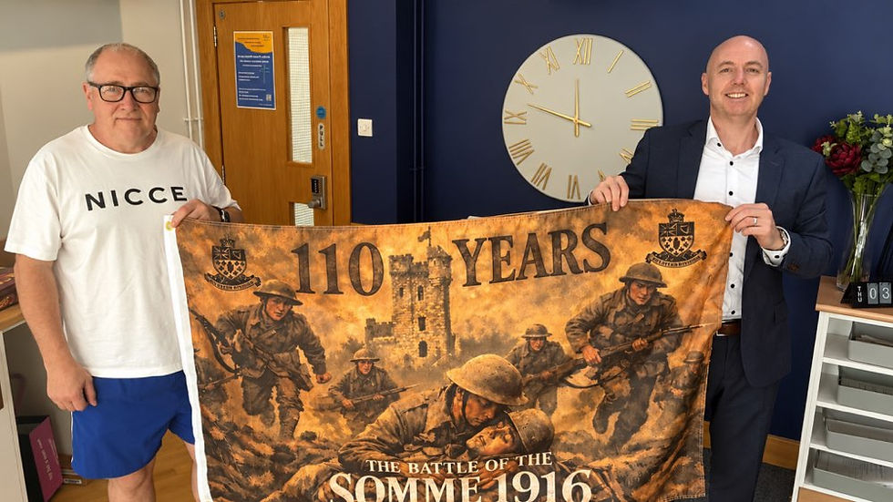 Cross-community efforts praised after stolen Ballymena memorial flags returned