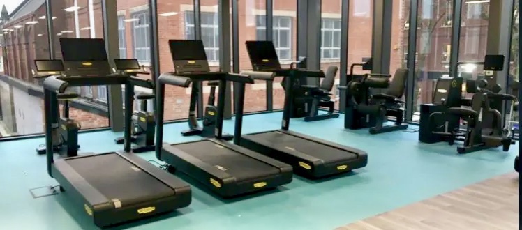 The new gym facilities.