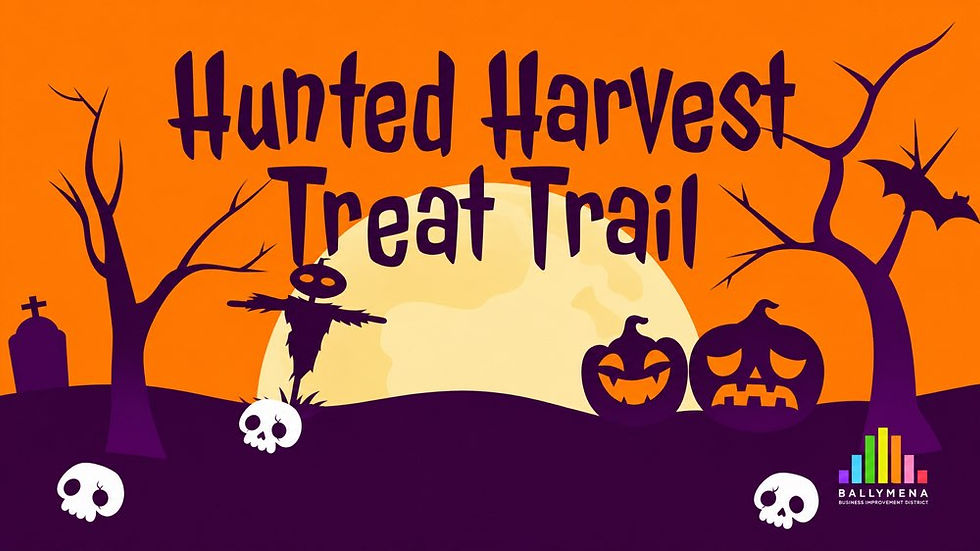 Ballymena Halloween Trail returns with FREE treats, fancy dress and spooky town centre fun!