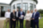 Matthew Best, Greenisland Primary School, Christine Counsell OBE, Chair of the Curriculum Taskforce, Mark Roberts, Carrickfergus Grammar School, Education Minister, Paul Givan, Noeleen Tiffney, St Catherine's College, Karen Irwin, Ballyclare Primary School and Alistair Hamill, Lurgan College.