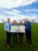 CAFRE representatives, Albert Johnson and Dr Eileen McCloskey pictured with UFU policy officer, Kellie McEvoy, and UFU deputy president Glenn Cuddy, at the launch of the 2026 Beef Conference.
