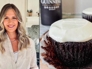 Jill Bakes | Chocolate Guinness Cupcakes with Baileys Icing
