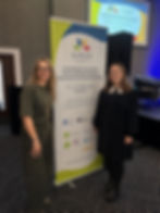 Sarah McLaughlin, Executive Director for Health, and Catriona Delargy, IMPACTAgewell Team Leader, Agewell Partnership