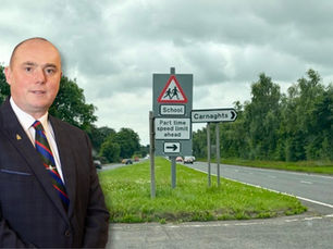 A26 road signs to be moved after safety concerns raised by Cllr Alan Barr over blocked sight lines