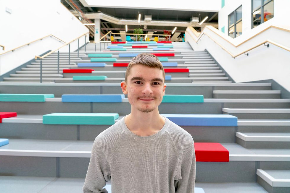 Northern Regional College student Samuel Cairns