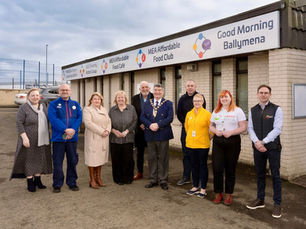 Mayor visits Mid and East Antrim's ‘Social Supermarket’ in Ballymena