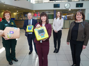 Installation of lifesaving defibrillators rolled-out at bus and train stations across NI