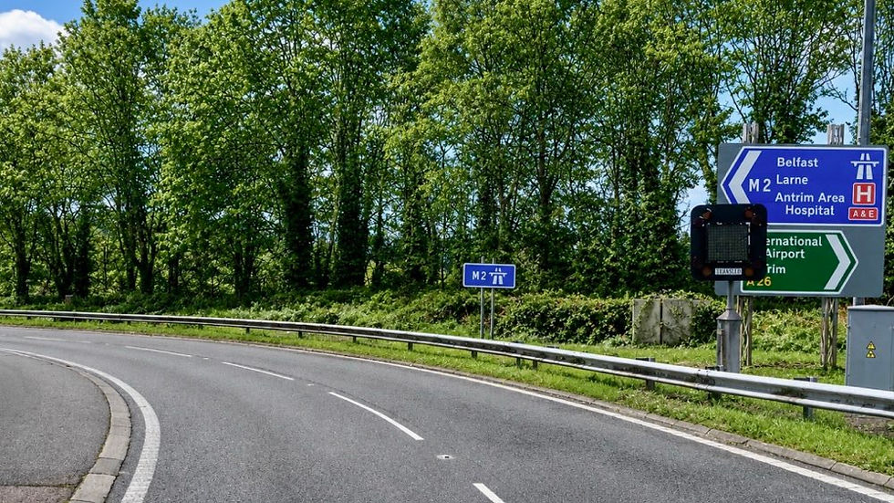 M2 to close overnight between Sandyknowes and Templepatrick as resurfacing works finish early