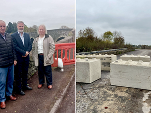 DUP team visit community impacted by Kilrea Bridge closure as calls grow for action and support