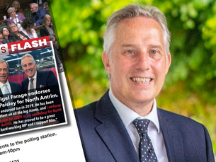 Nigel Farage endorses Paisley and Wilson weeks after Party pact with TUV