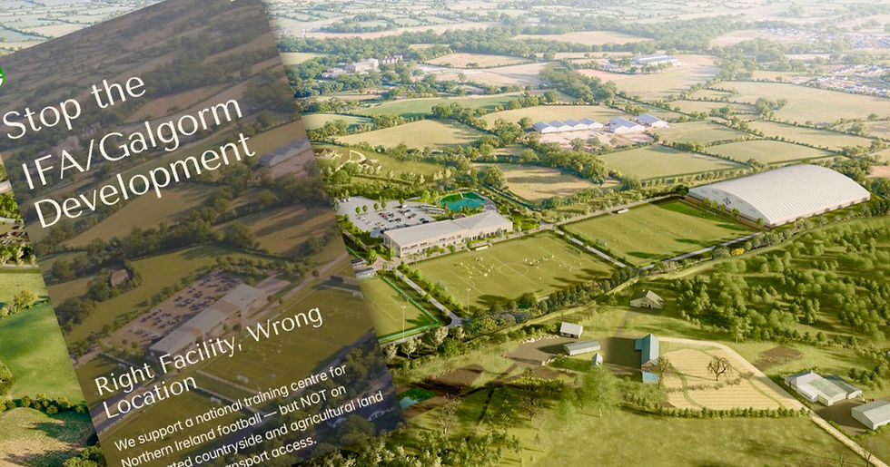 Residents group raises concerns over impact of major football centre planned near Galgorm