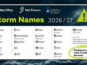 Shaun the Sheep joins storm names for 2026/27 as full list revealed