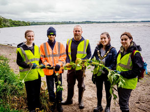 Community unites against invasive species at Antrim Lough Shore