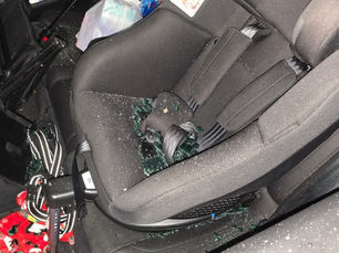 Condemnation after brick thrown through car window in Cullybackey