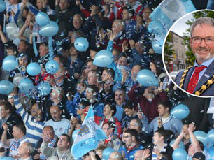 MEA Mayor backing Sky Blues ahead of Irish Cup Final