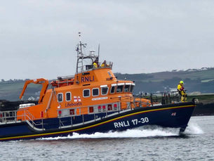 Portrush RNLI rescues ill casualty from vessel 10 miles offshore