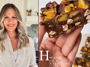 Jill Bakes The Alphabet | ‘H’ is for Honeycomb Rocky Roads