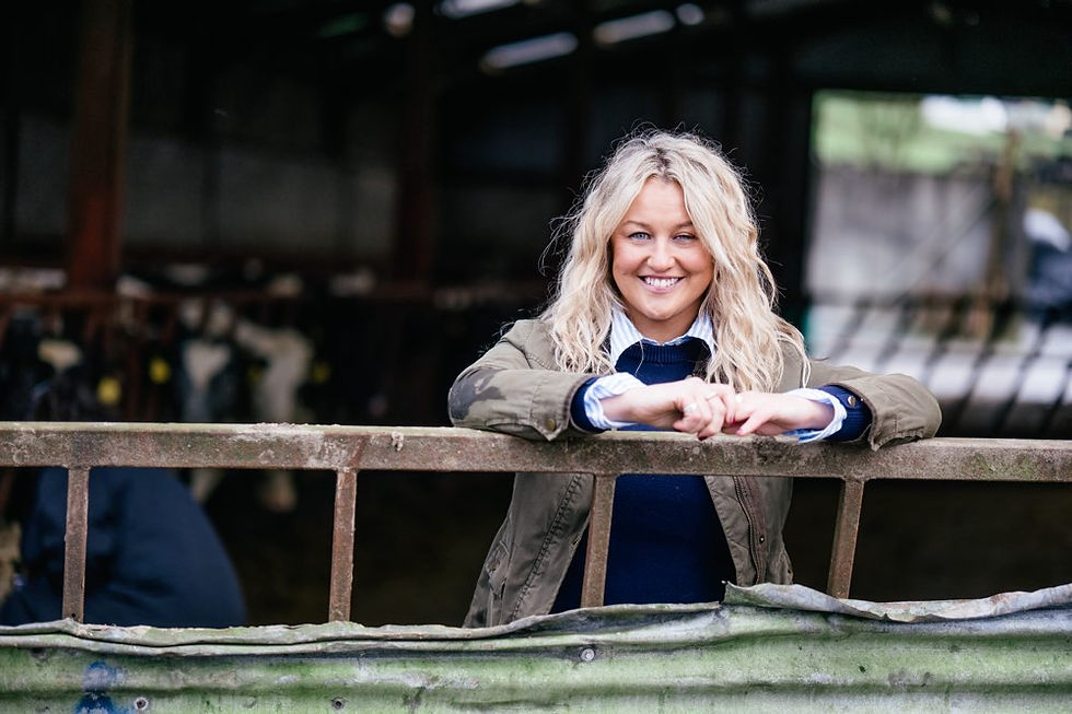 BBC Sounds podcast presenter Eve Blair on location recording Your Farm And Mine