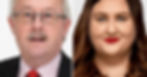 Bannside DUP Alderman Tom Gordon and Carrickfergus Castle Ulster Unionist Councillor Bethany Carson-Ferris