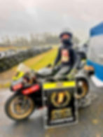 Ulster Supersport Cup Champion, Rab McAuley, pictured on Saturday at Bishopscourt Race Track