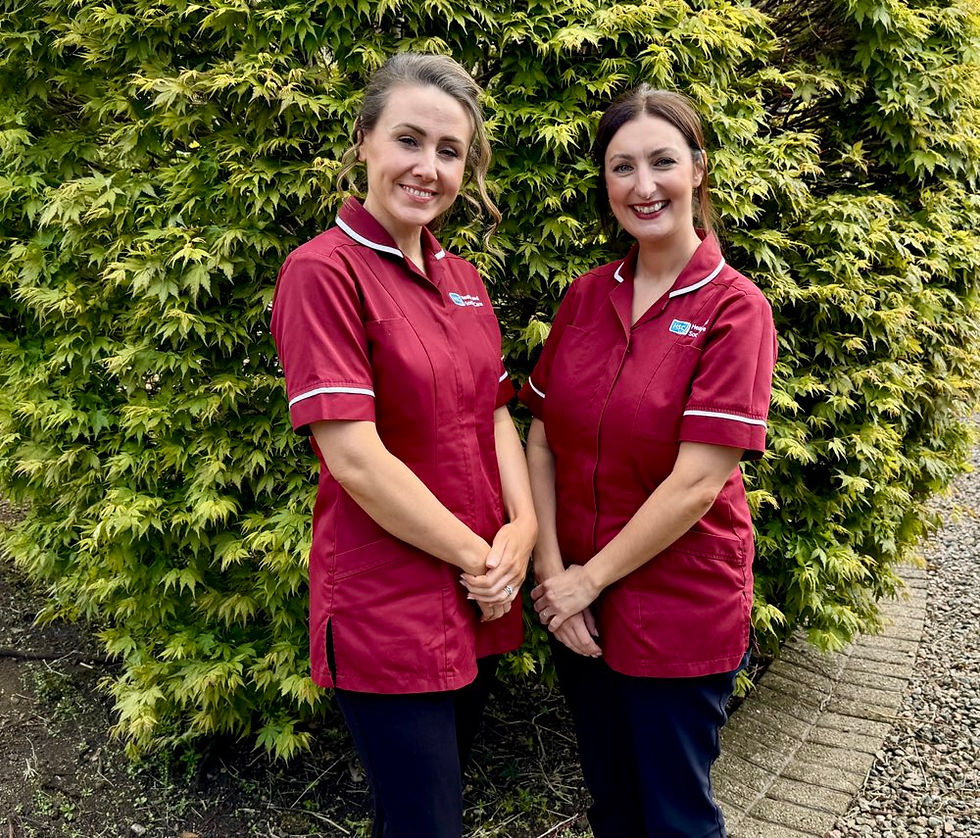 Northern Trust staff Nerell Browne and Emily Morgan 
