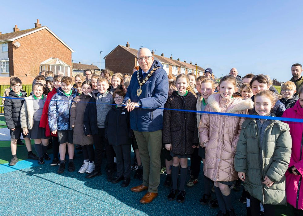 Greenisland Play Park transformed into vibrant new community space after major upgrade