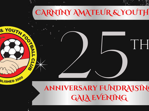 Carniny Amateur and Youth FC to celebrate 25th Anniversary with Fundraising Gala Dinner