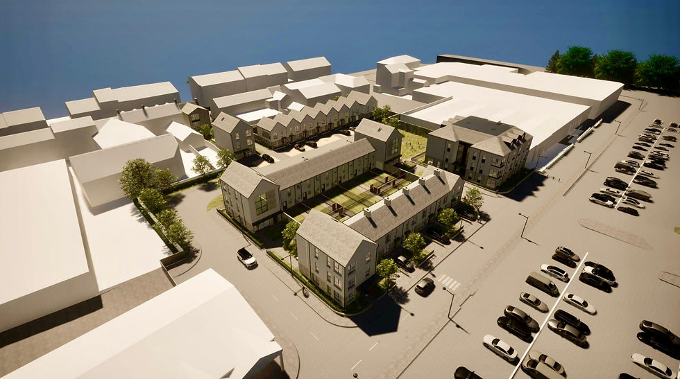 Approved | Antrim’s Castle Mall to be part-demolished for multi-million pound social housing scheme