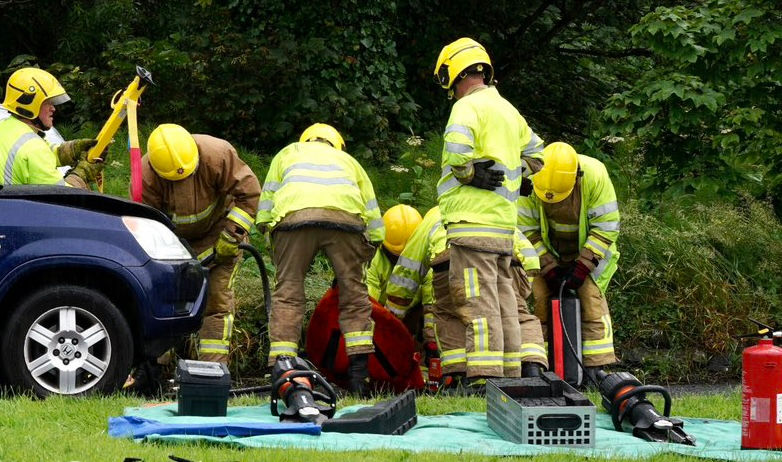 NIFRS at scene of RTC