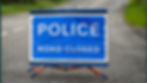 Police road closed sugn