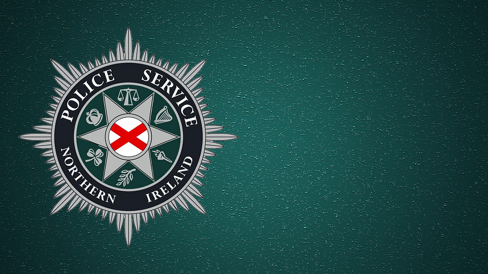 PSNI logo on green background