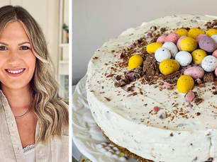 JILL BAKES | Mini Egg Easter Cheesecake