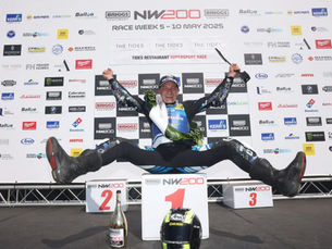 Richard Cooper ‘very, very happy’ after first BMW test ahead of North West 200 race week